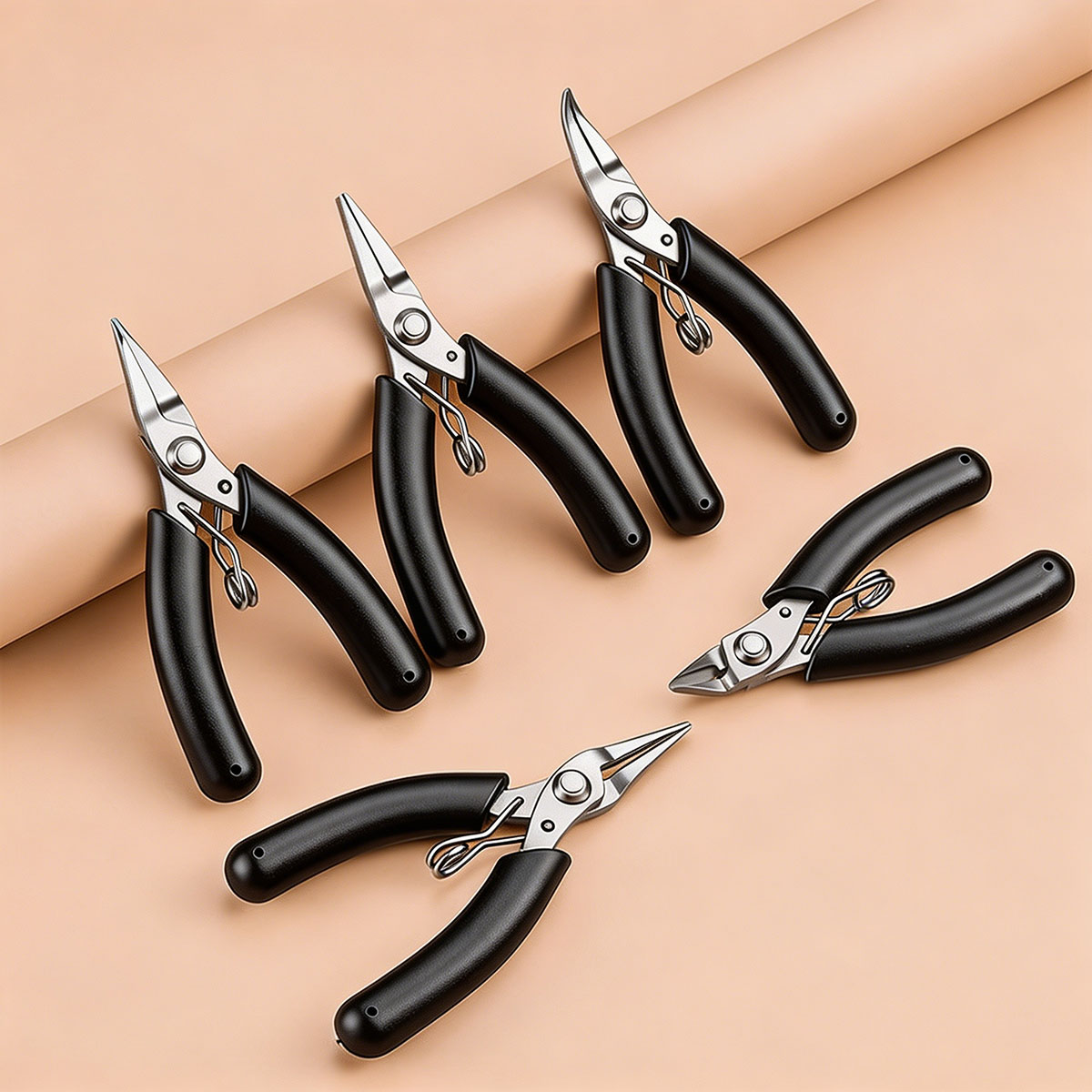 Jewelry Plier Set - Tang Mini Stainless Steel dengan Ujung