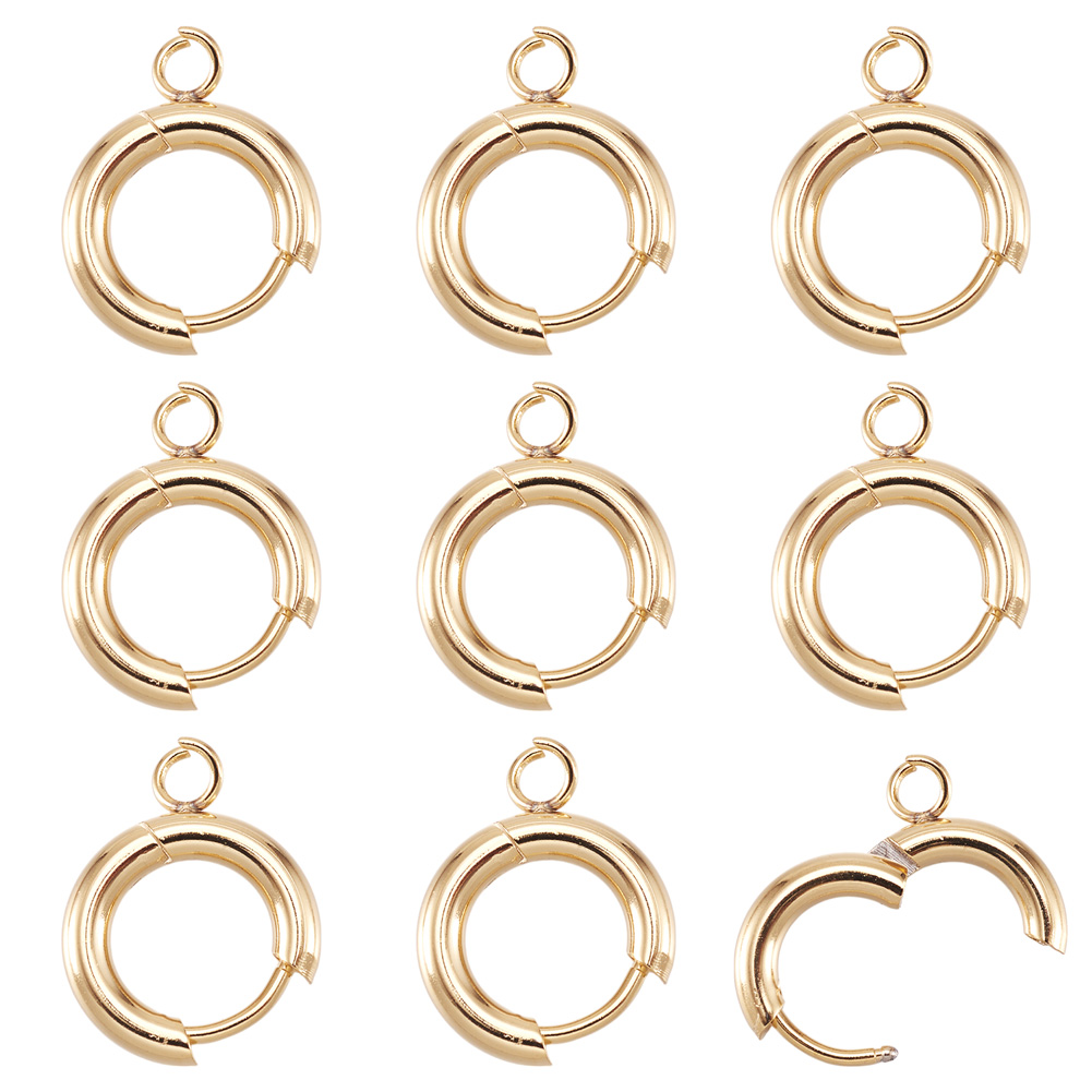 Jewelry Making Findings - 10 Buah Kait Anting Huggie Baja