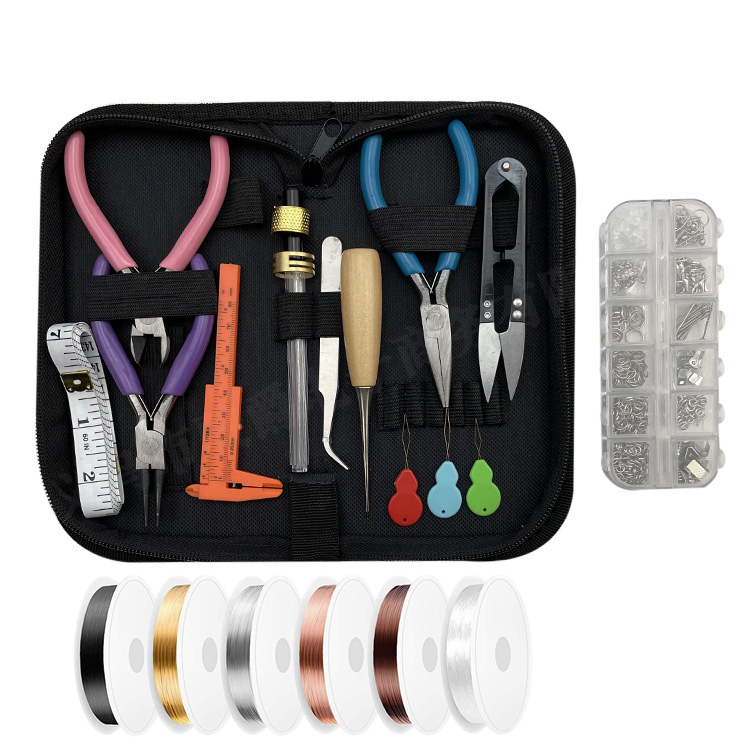 Jewelry Making Pliers - Peralatan Pembuatan Perhiasan dengan Tas Penyimpanan,
