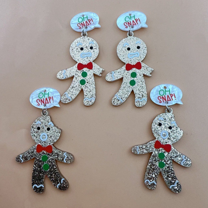 Jewelry Making Pendants - 10 Buah Liontin Manusia Roti Jahe