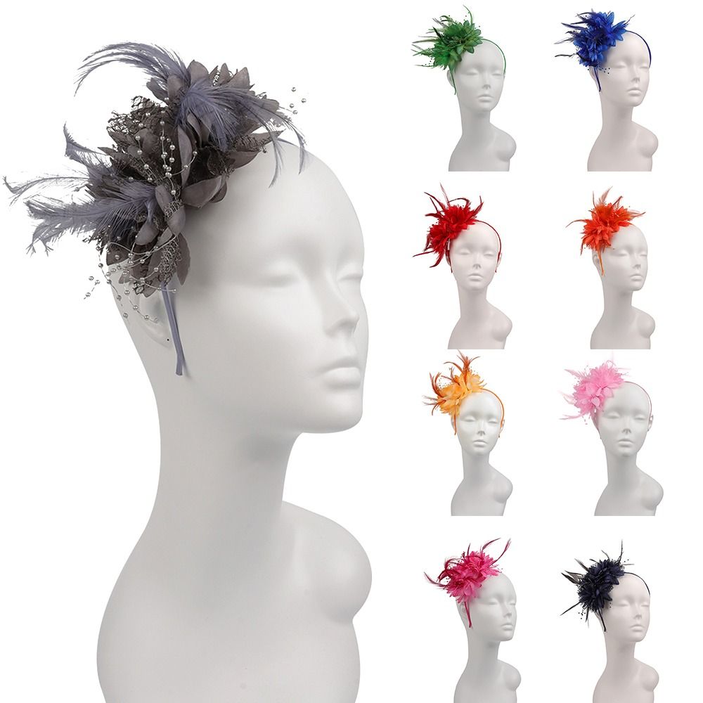 Jewelry Making For Adults - Menawan wanita elegan Fascinator topi bando