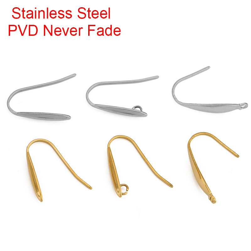 Jewelry Making Findings - 10 Buah Perlengkapan Gesper Anting Hipoalergenik