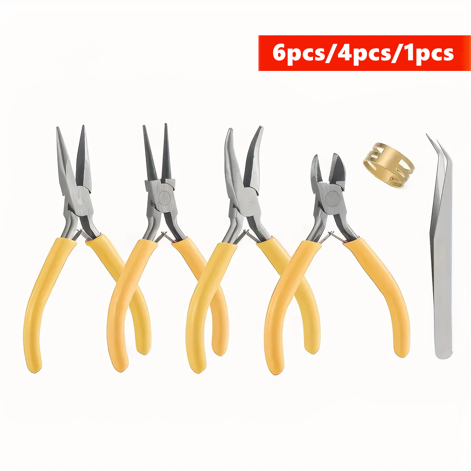 Jewelry Making Pliers - 6/4/1pcs Set Tang Pembuat Perhiasan Warna