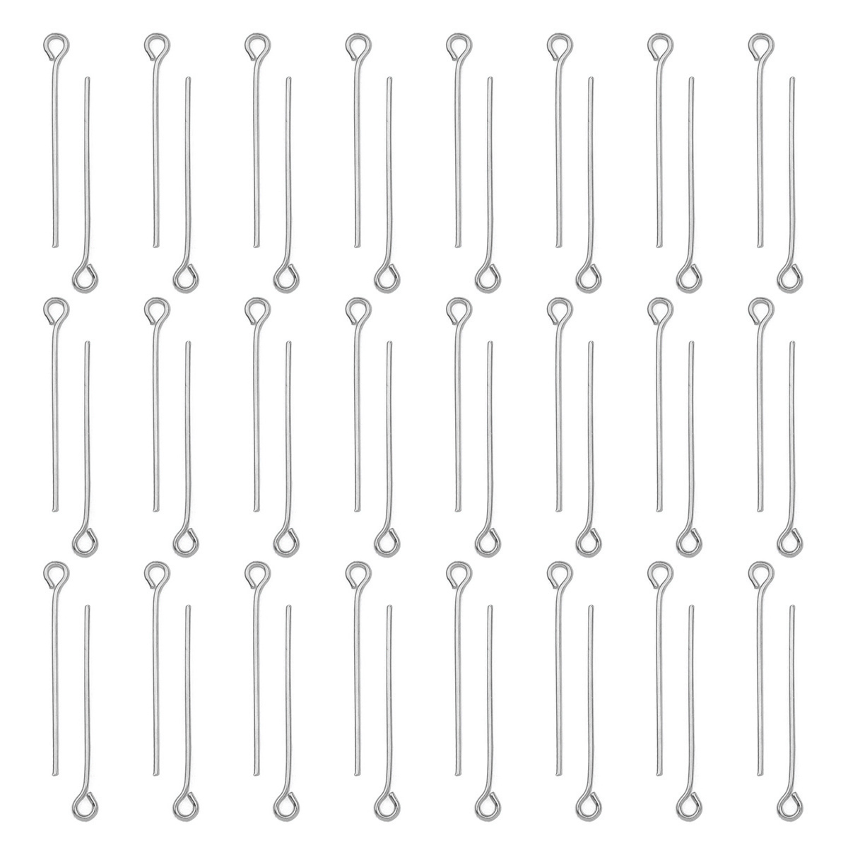 Jewelry Making Head Pins - 100 Buah/Lot Pin Mata Baja Tahan