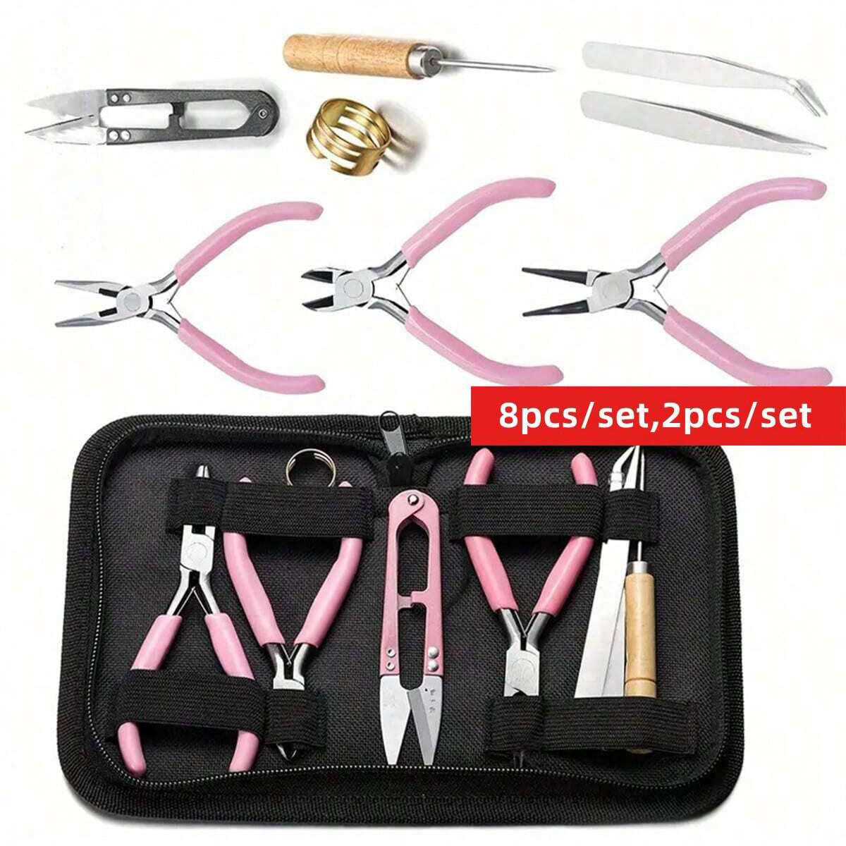 Jewelry Making For Seniors - 8 buah/set, 2 buah/set Set Alat