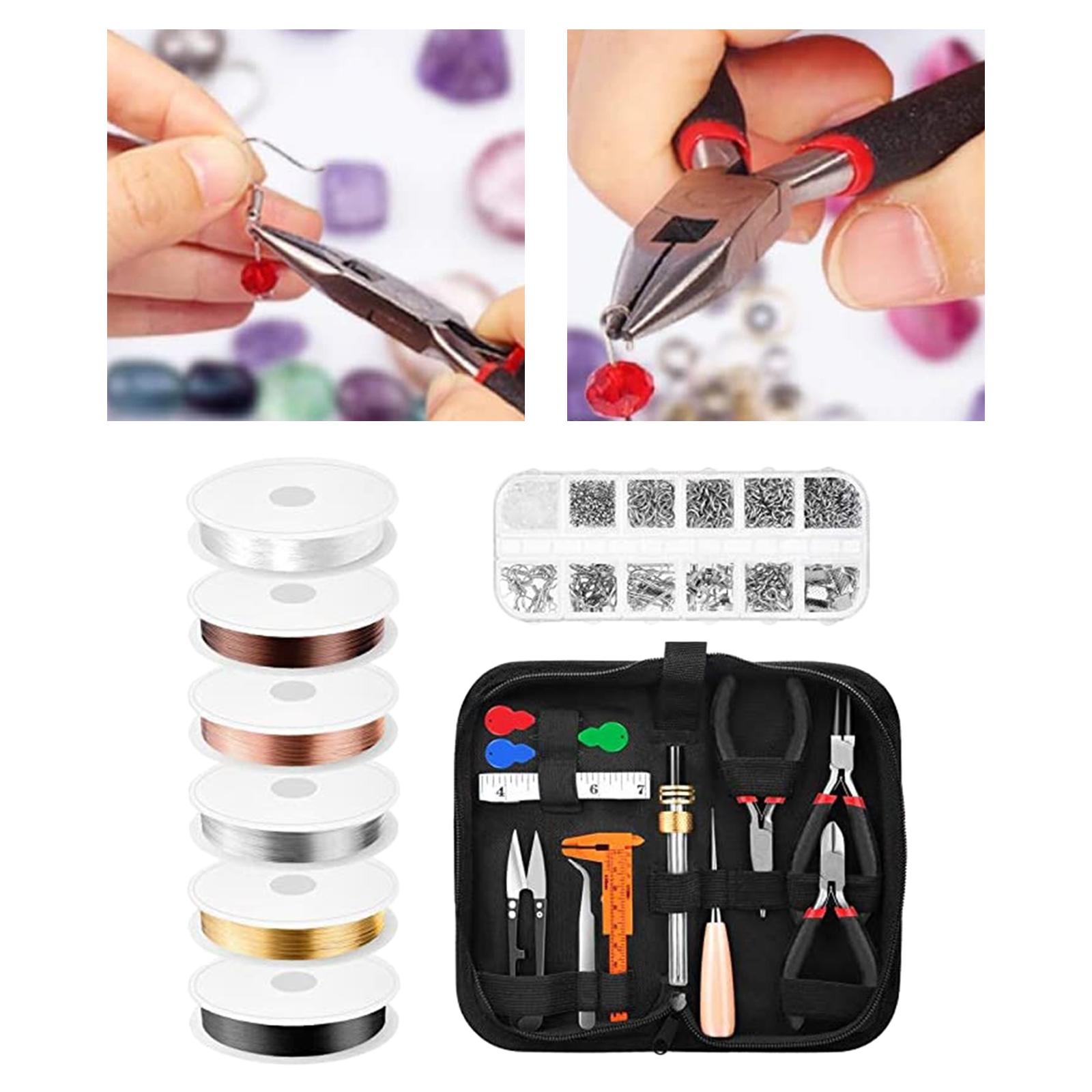 Jewelry Plier Set - Perlengkapan Pembuatan Perhiasan Pemula: Anting, Kalung,