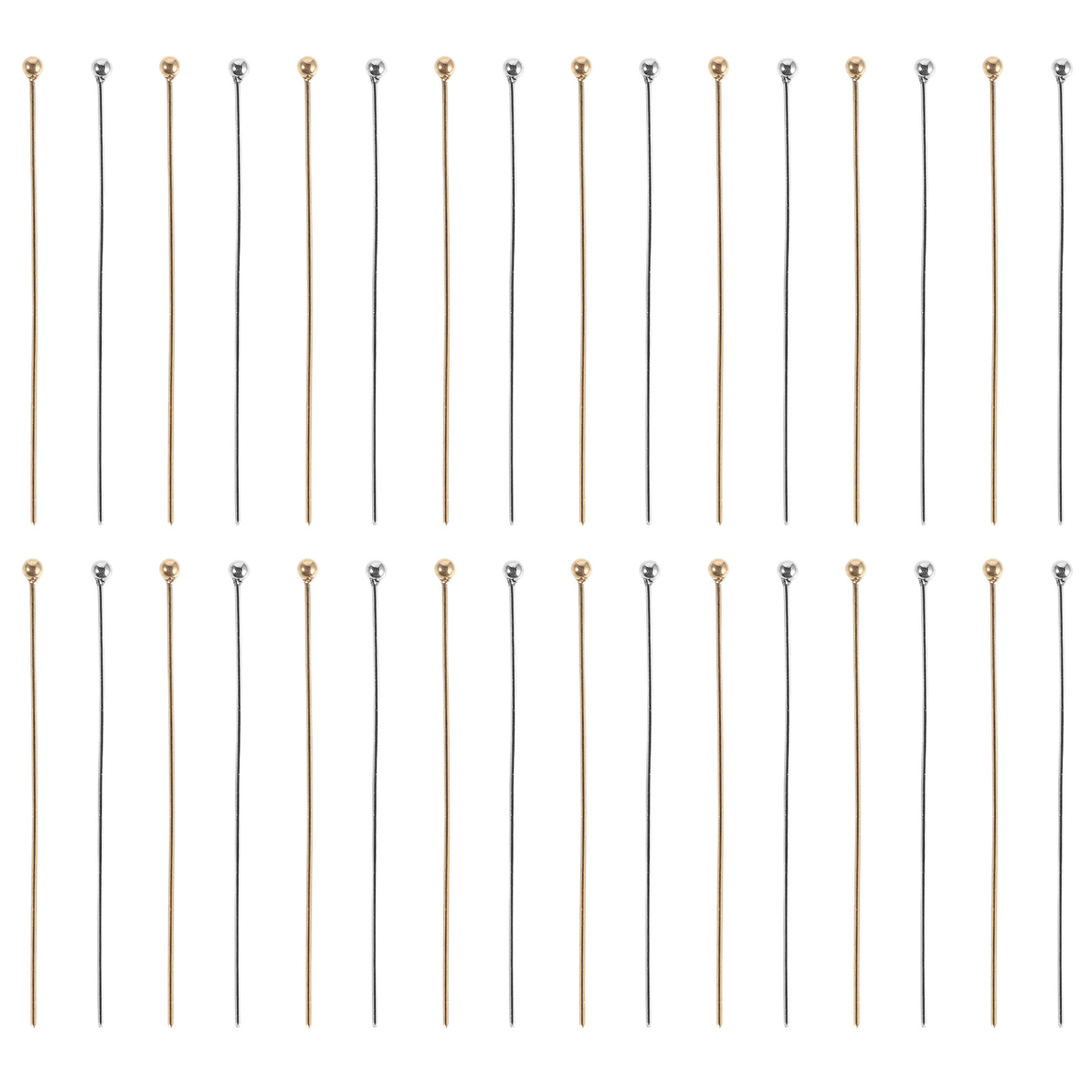 Jewelry Making Head Pins - 100 Buah Peniti Kepala Bola Stainless