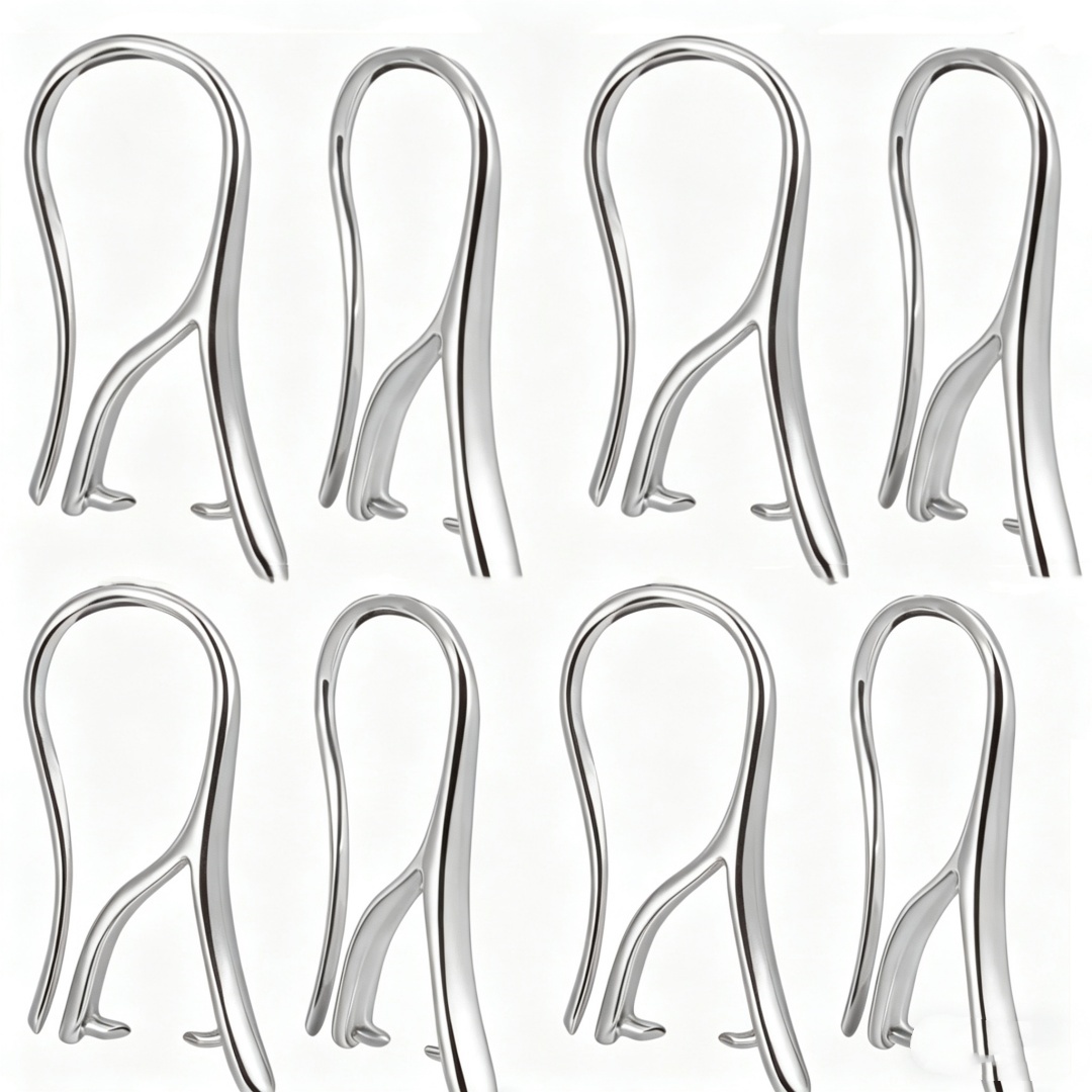 10/30Pcs Kawat Anting Putih de - Jewelry Making Findings ulasan dan harga