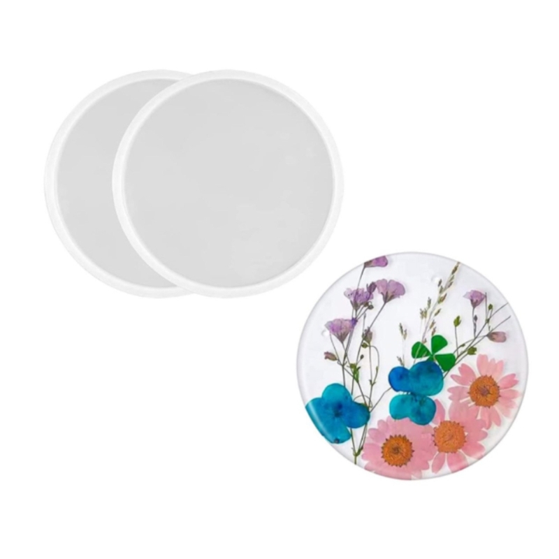 Cetakan Resin Coaster bulat ce - Jewelry Making Table ulasan dan harga