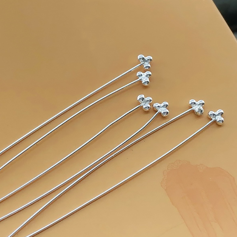 3 Kepala Jarum Mutiara Perak S - Jewelry Making Head Pins ulasan dan harga