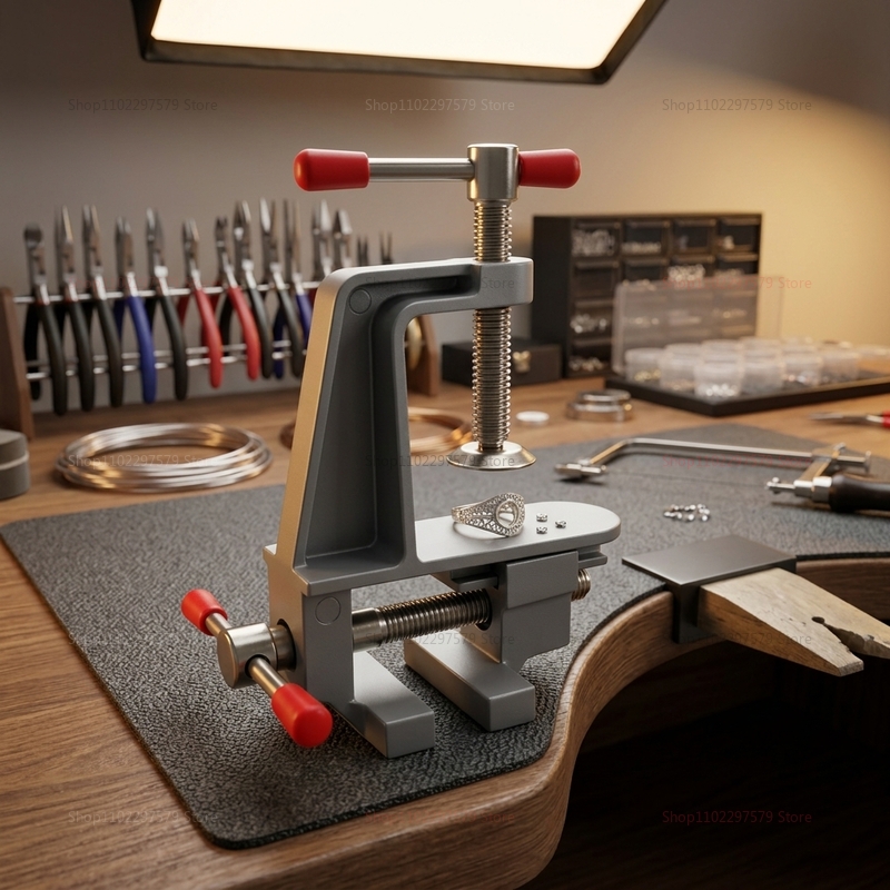 Penjepit Meja Mini Aluminium u - Jewelry Making Table ulasan dan harga