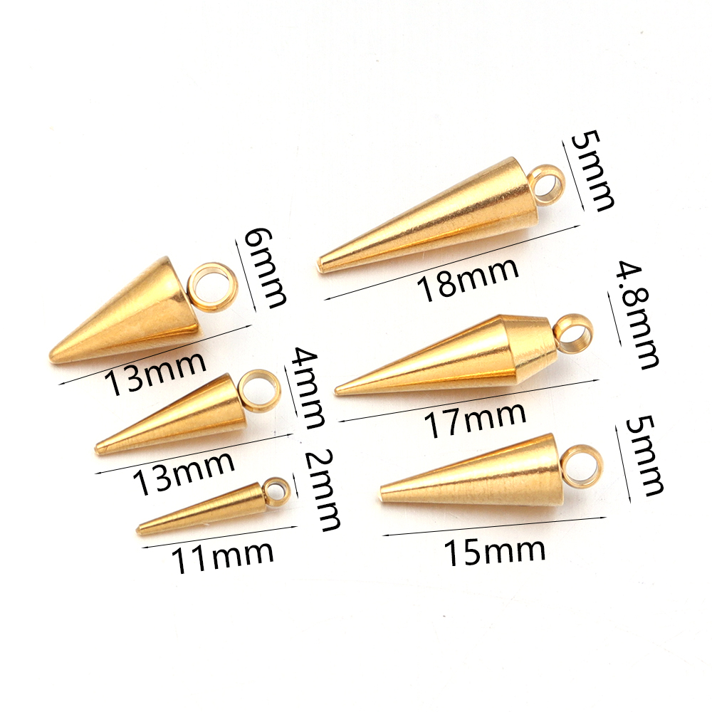 10 Buah Liontin Jimat Kerucut  - Jewelry Making For Adults ulasan dan harga