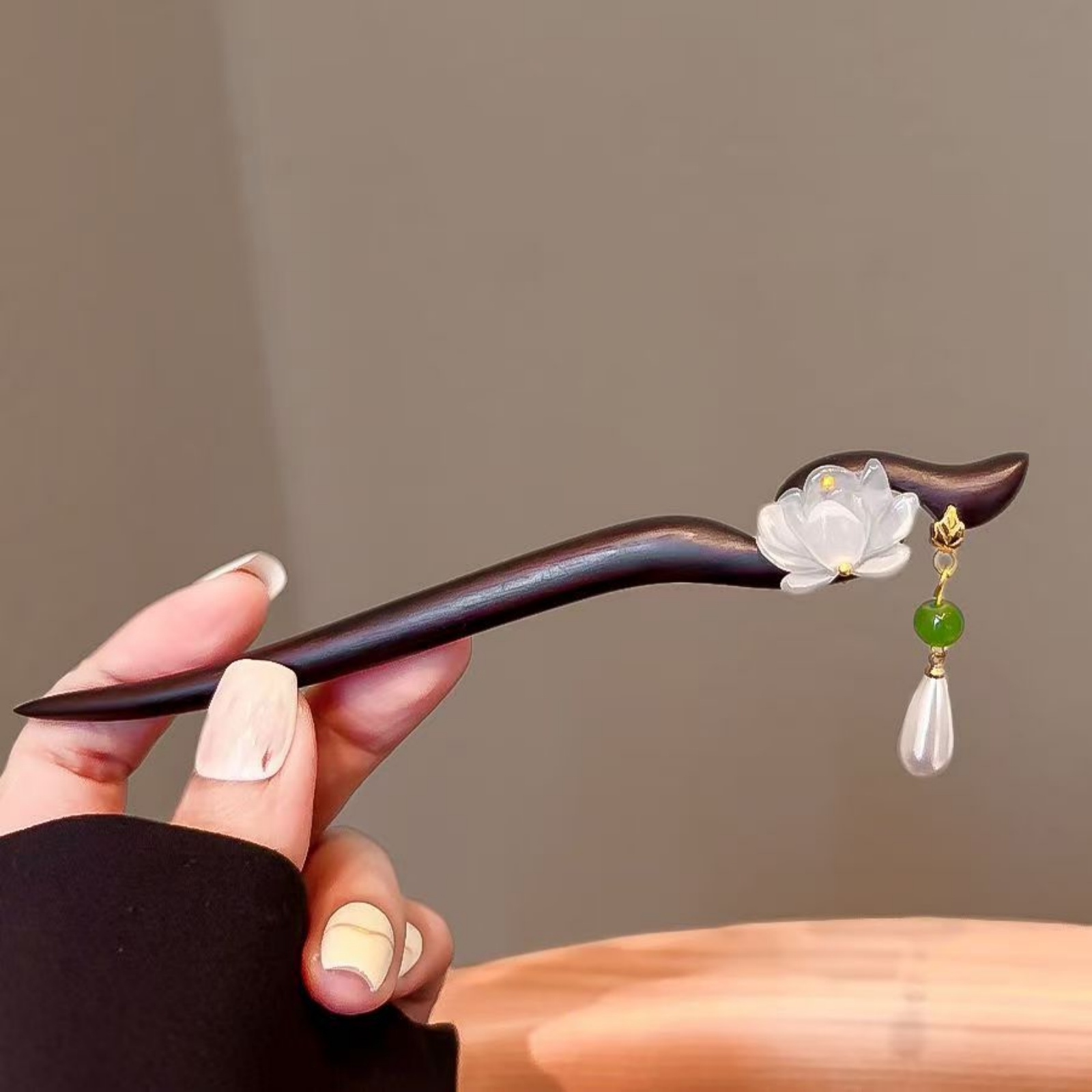 1 Buah Stik Rambut Kayu Terata - Jewelry Making For Adults ulasan dan harga