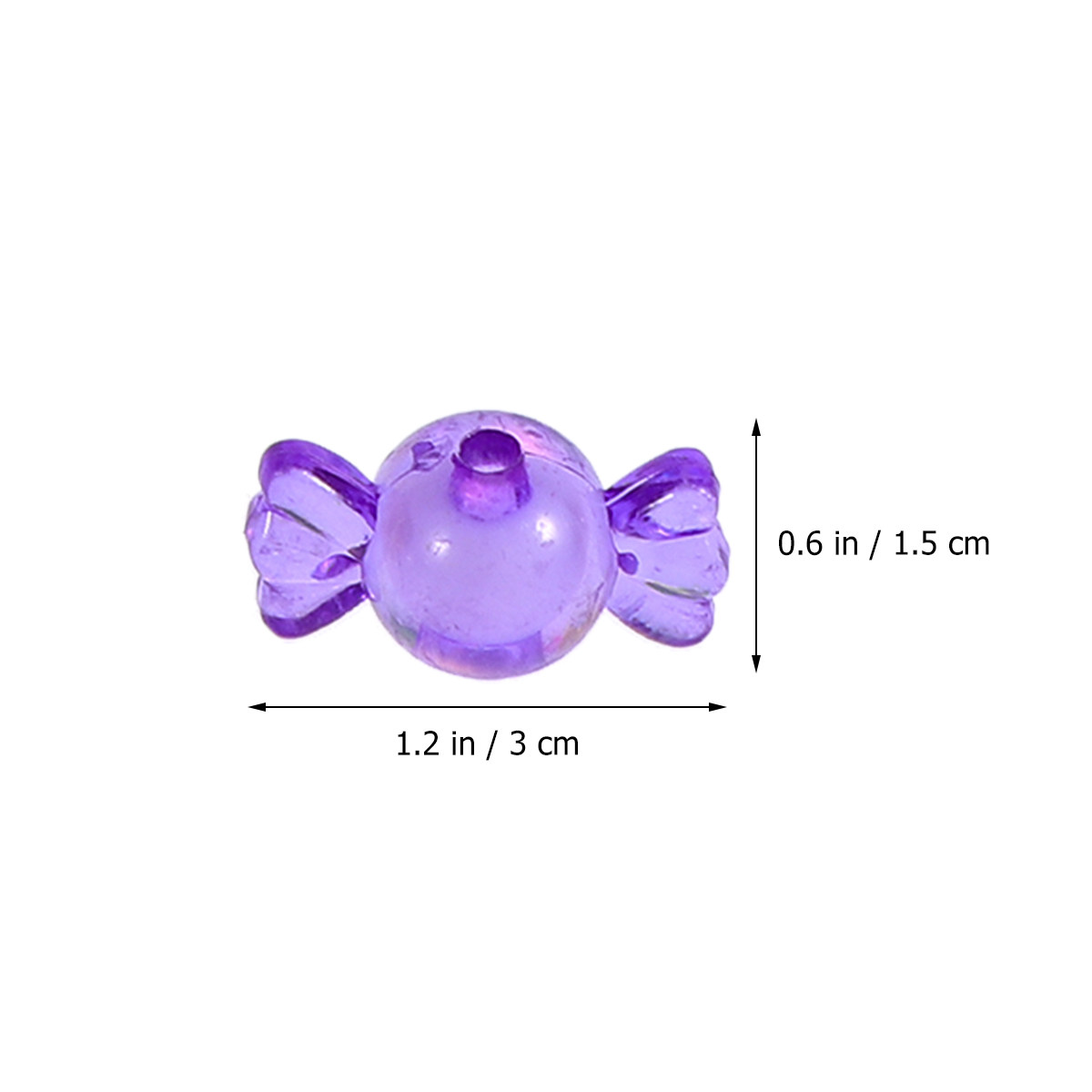 1Set Manik-manik Akrilik Manik - Jewelry Making Ideas With Beads ulasan dan harga