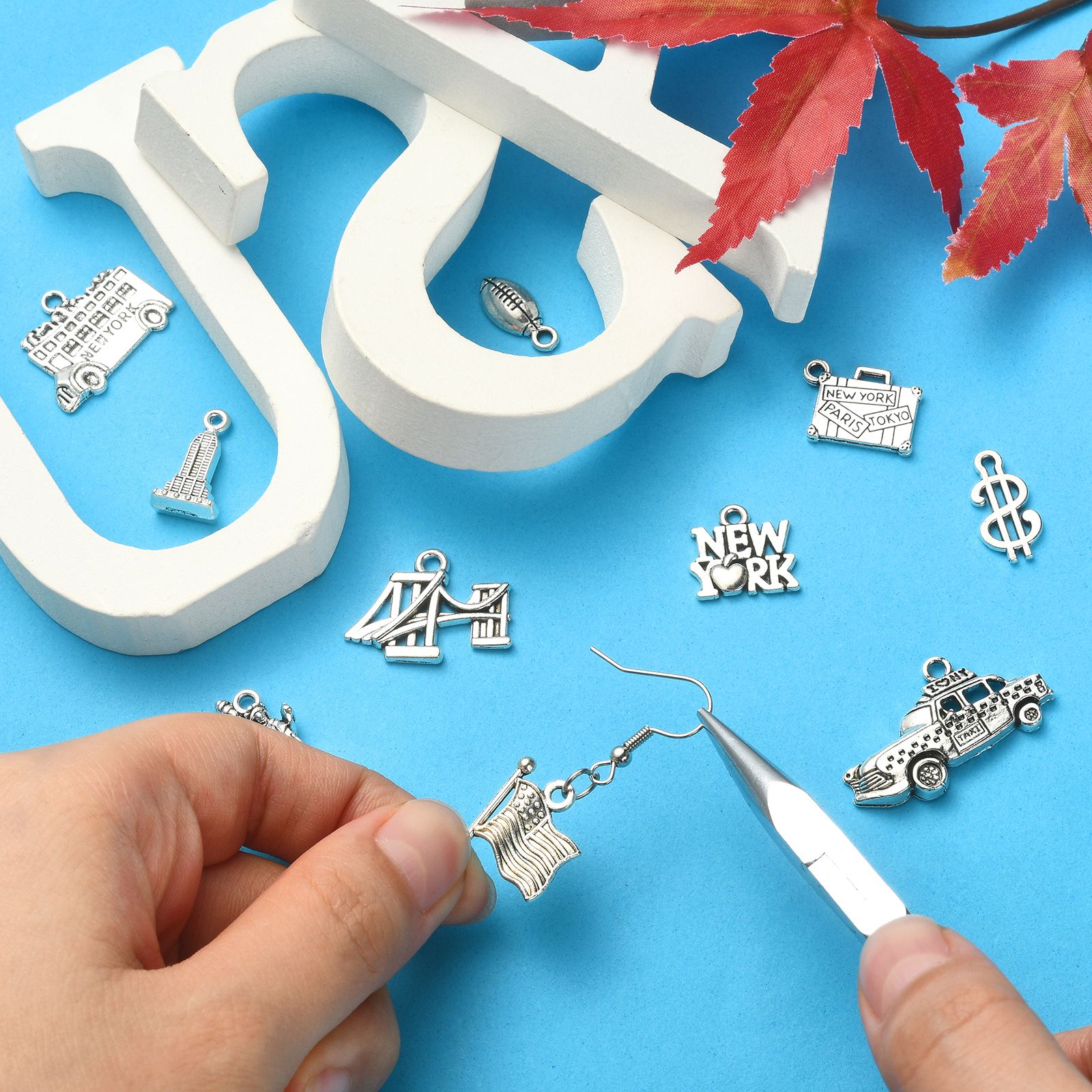 PandaHall 100Pcs 10 Model Tema - Jewelry Making York ulasan dan harga