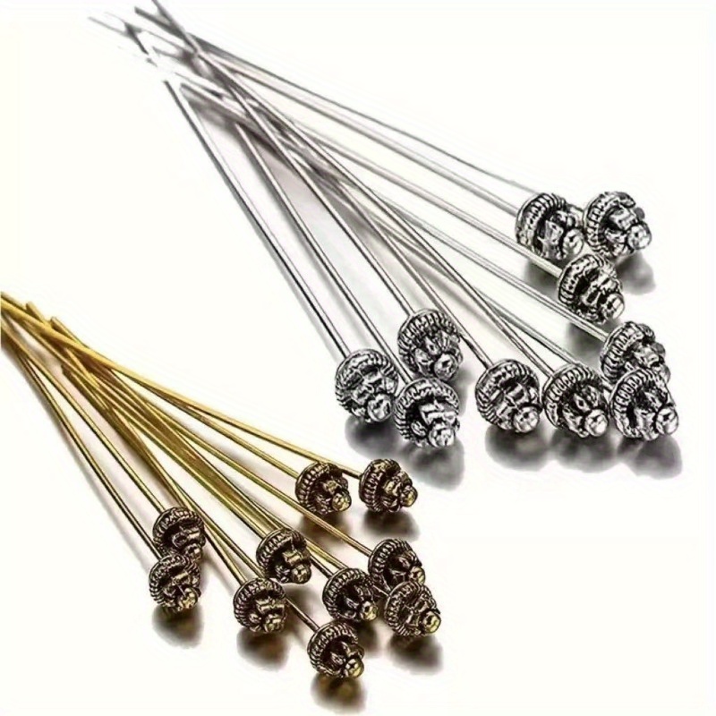10 Buah Jarum Kepala 55Mm/2.17 - Jewelry Making Head Pins ulasan dan harga