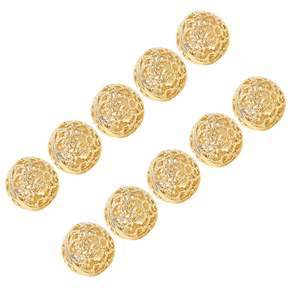 10Pcs Manik-manik Longgar Berl - Jewelry Making Ideas With Beads ulasan dan harga