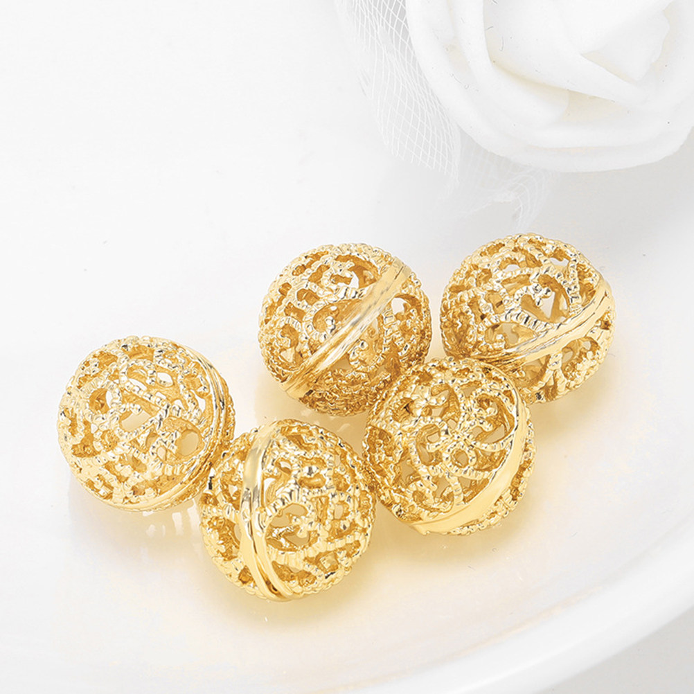 10Pcs Manik-manik Longgar Berl - Jewelry Making Ideas With Beads ulasan dan harga