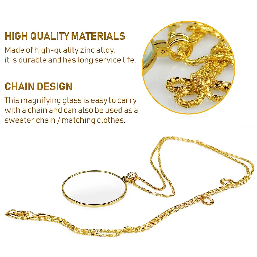 Kaca Pembesar Kalung Monokel P - Jewelry Making Magazines ulasan dan harga