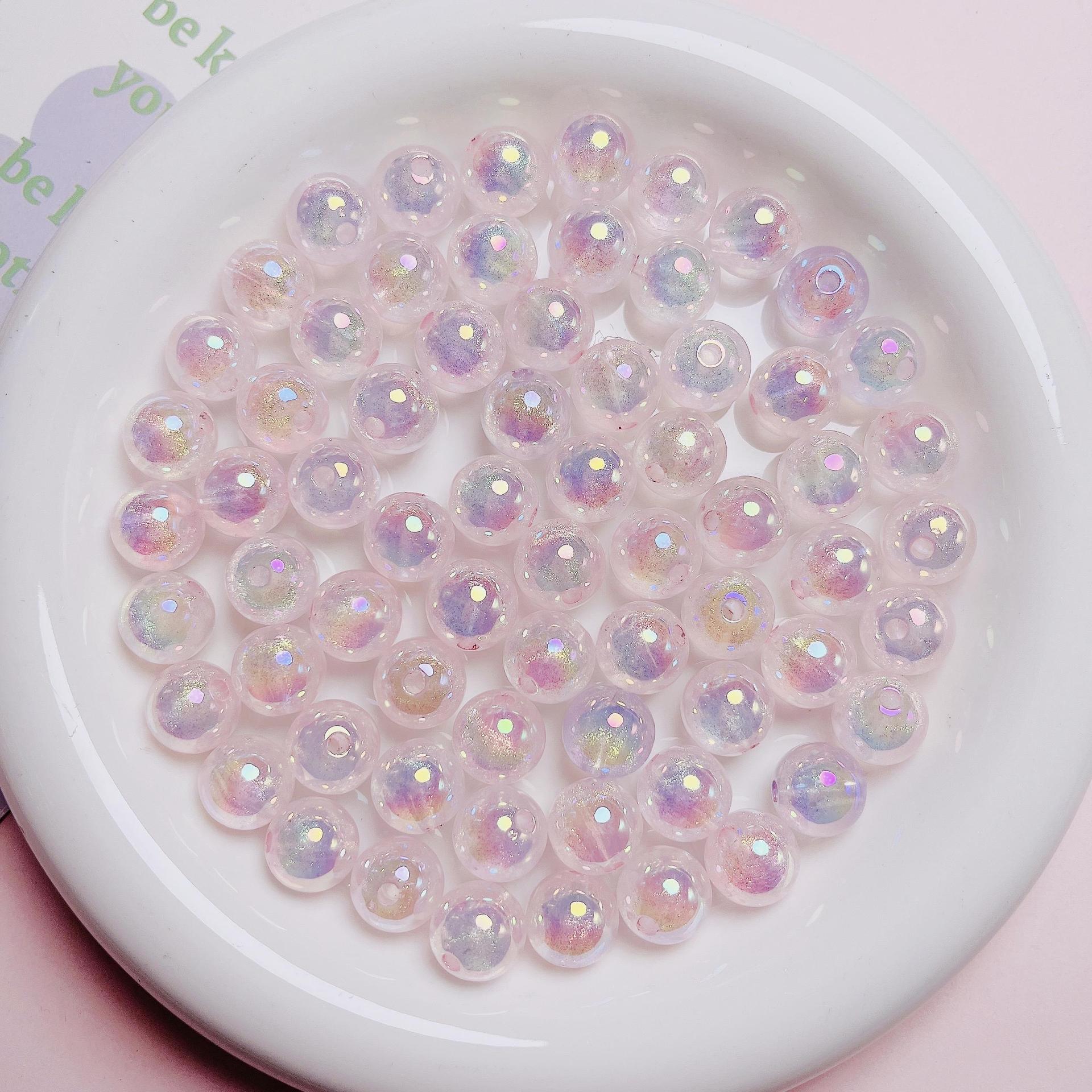 10 buah kilau transparan kuali - Jewelry Making Ideas With Beads ulasan dan harga