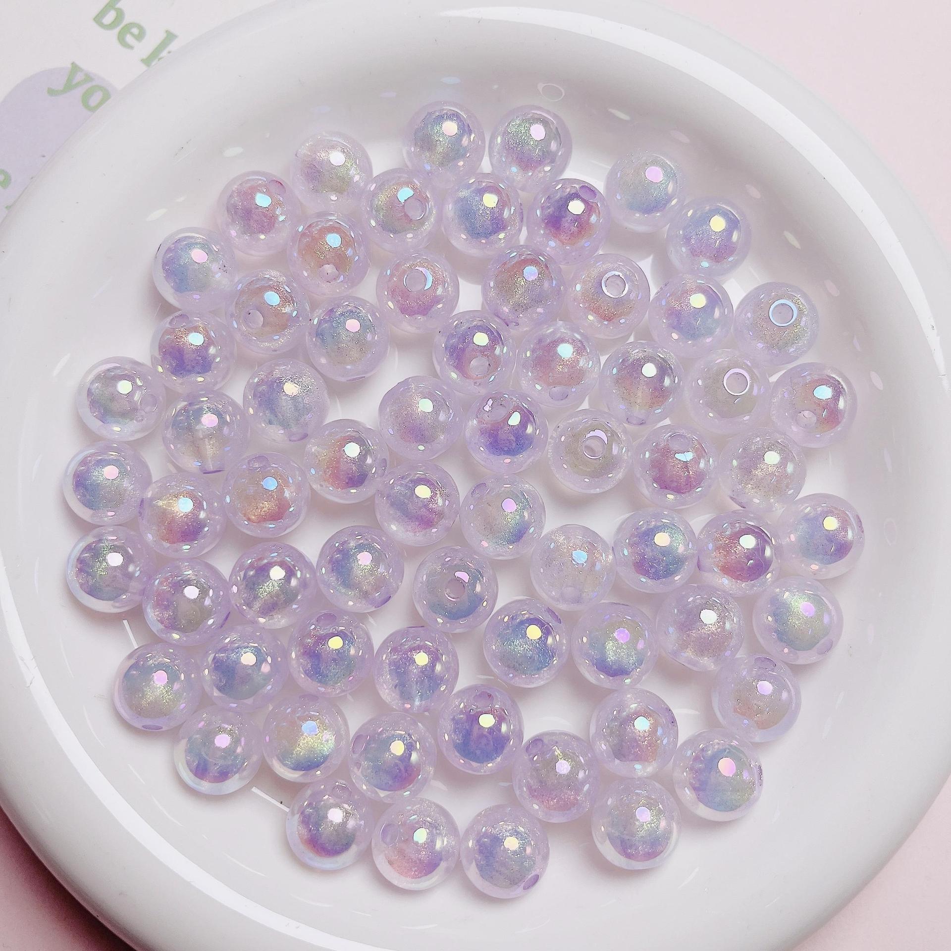10 buah kilau transparan kuali - Jewelry Making Ideas With Beads ulasan dan harga