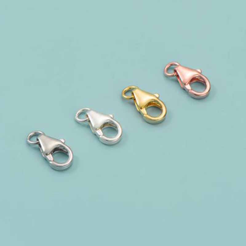 2 pcs Gesper Lobster Asli Pera - Jewelry Making Silver ulasan dan harga