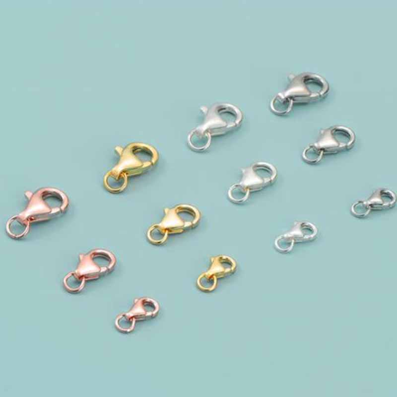 2 pcs Gesper Lobster Asli Pera - Jewelry Making Silver ulasan dan harga
