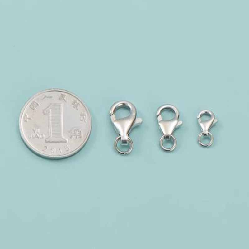 2 pcs Gesper Lobster Asli Pera - Jewelry Making Silver ulasan dan harga