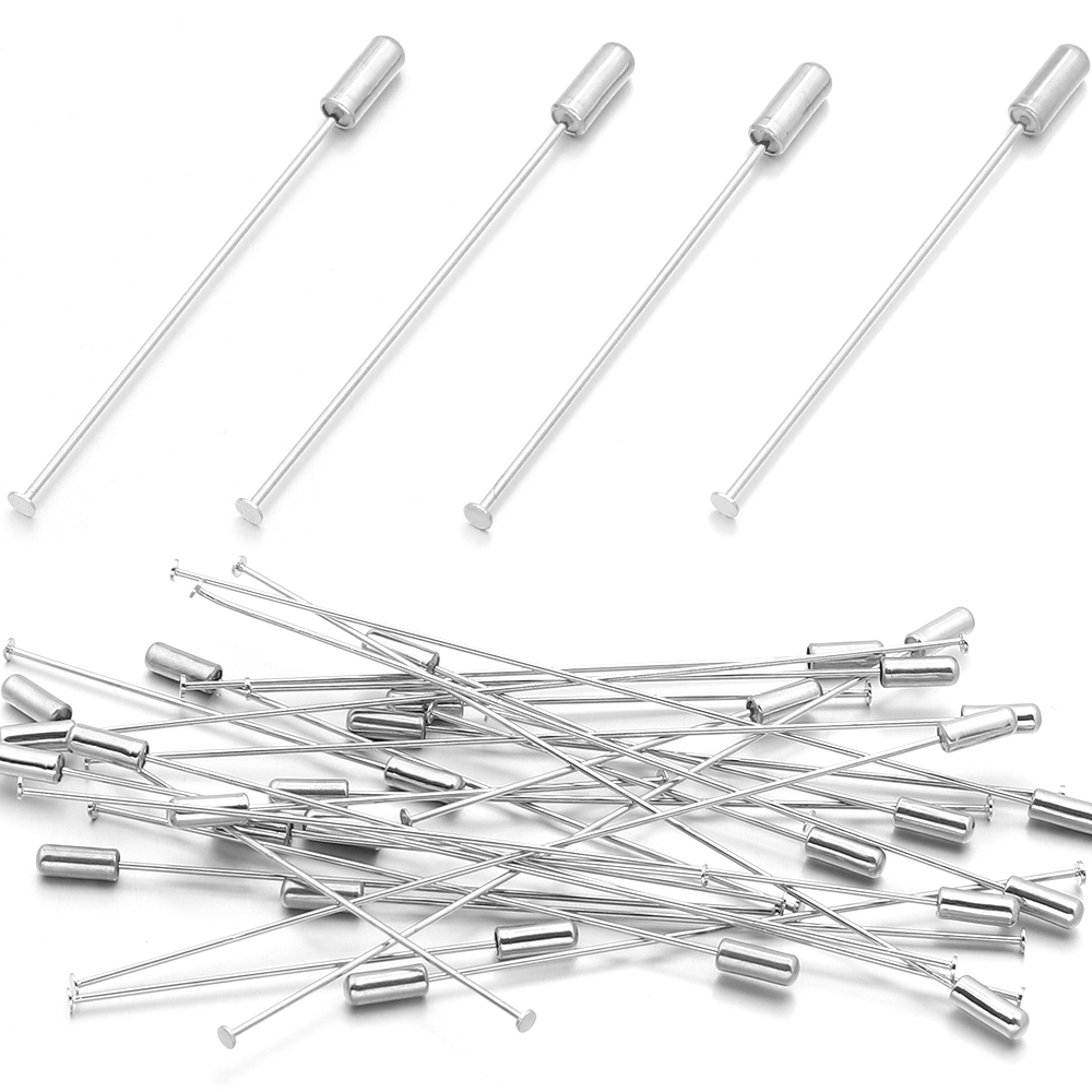 10pcs 60/90/120mm Pin Bros Tem - Jewelry Making Head Pins ulasan dan harga