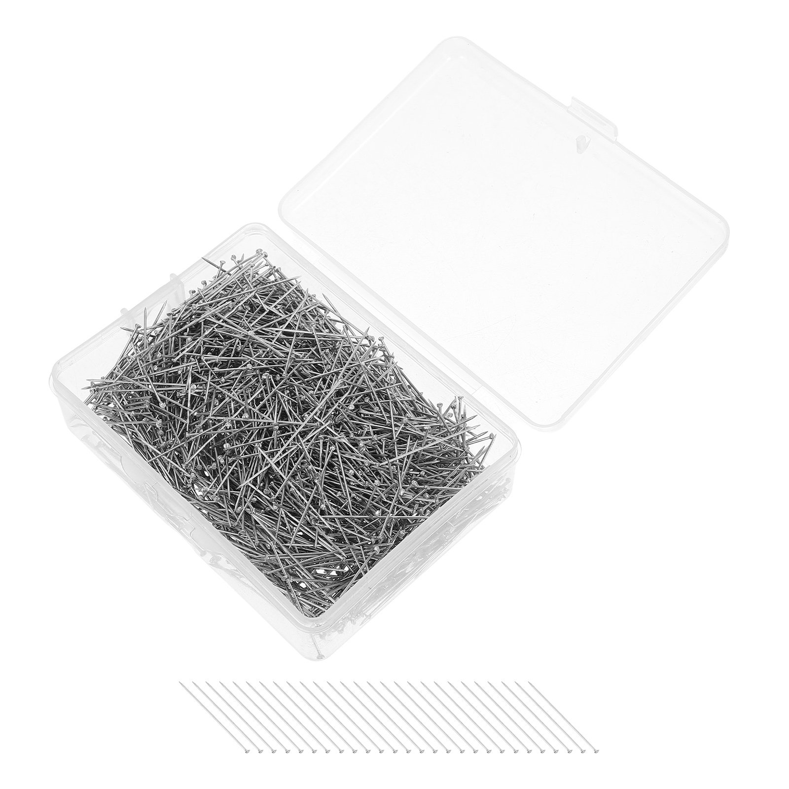 1600Pcs Pin Kepala Datar Stain - Jewelry Making Head Pins ulasan dan harga