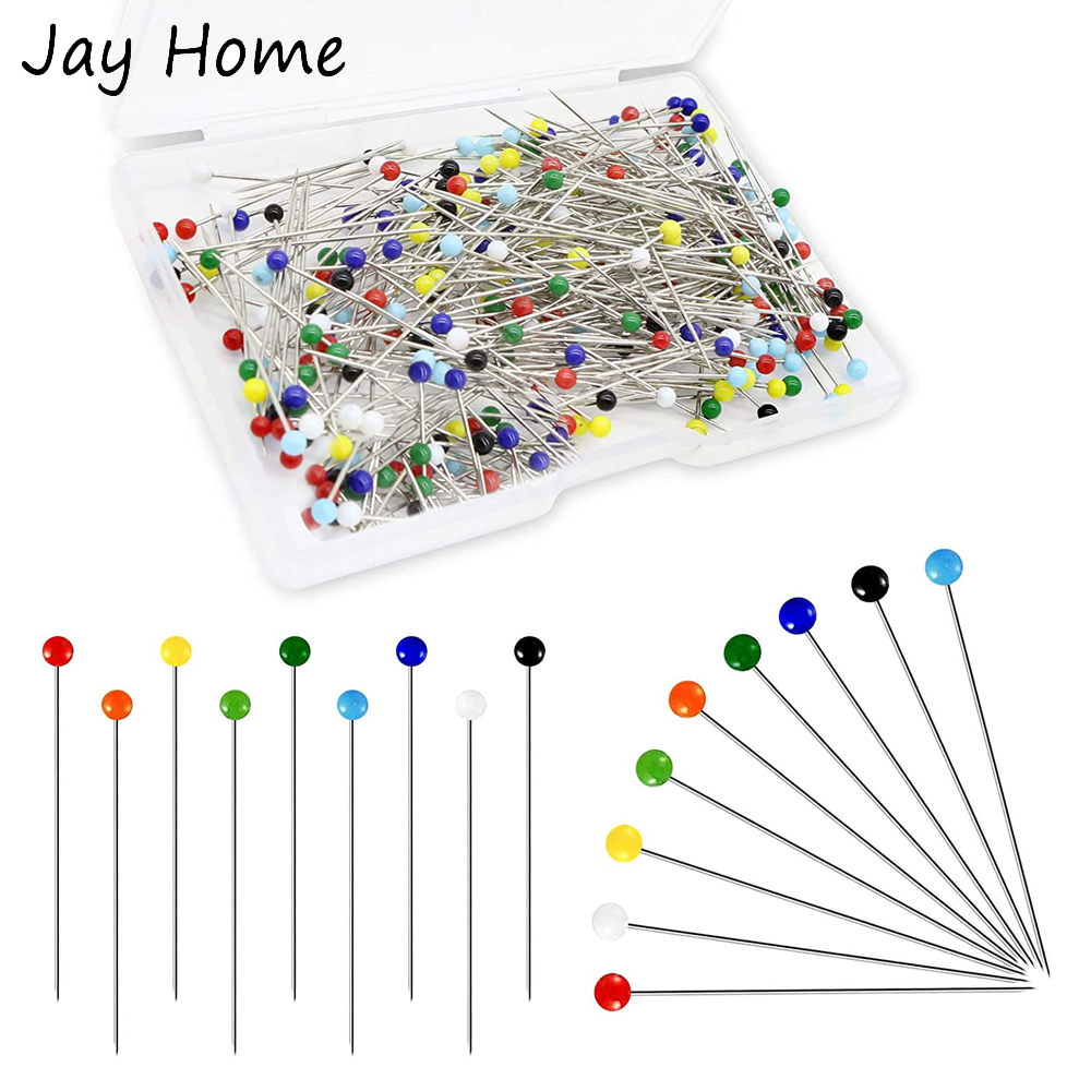 250 Buah Pin Jahit Multiwarna  - Jewelry Making Head Pins ulasan dan harga
