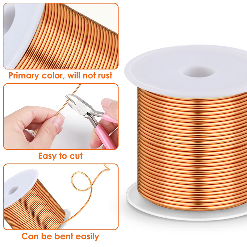 1-3Rol Kawat Tembaga Lembut un - Jewelry Making With Copper Wire ulasan dan harga