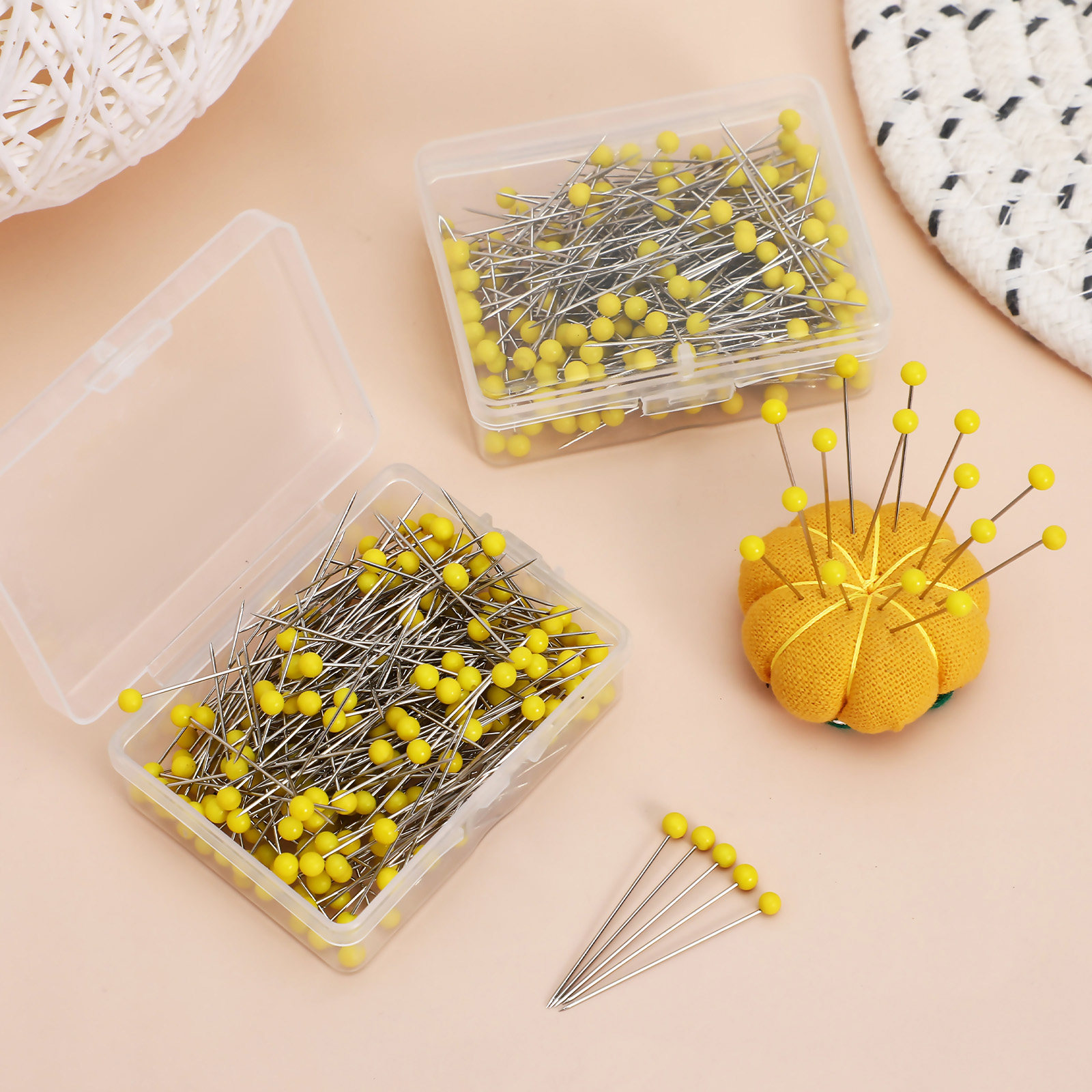 500 Buah Jarum Kancing Kepala  - Jewelry Making Head Pins ulasan dan harga