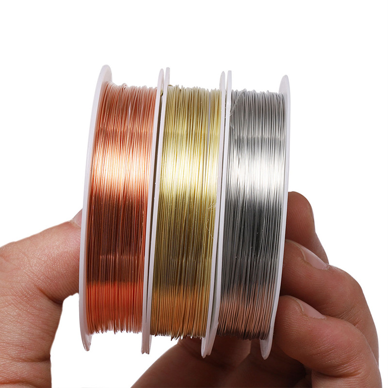 0.2/0.3/0.4/0.5/0.6/0.8/1mm Ka - Jewelry Making With Copper Wire ulasan dan harga