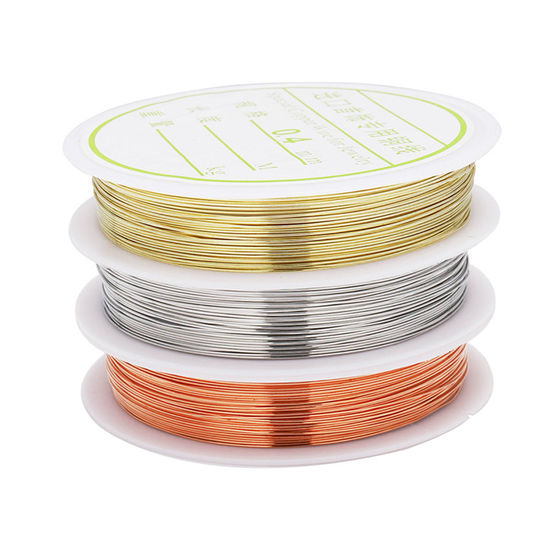 0.2/0.3/0.4/0.5/0.6/0.8/1mm Ka - Jewelry Making With Copper Wire ulasan dan harga