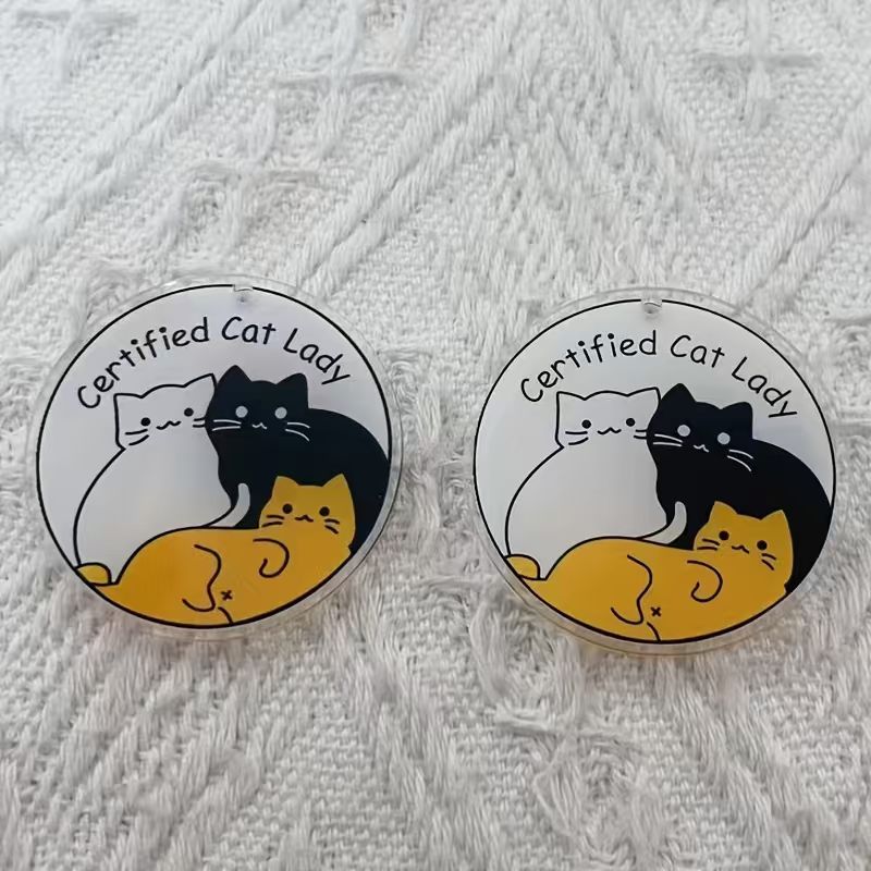 10 buah liontin kucing lucu da - Jewelry Making Pendants ulasan dan harga