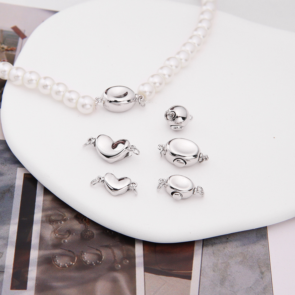 2 Buah Konektor Gesper Bentuk  - Jewelry Making Silver ulasan dan harga