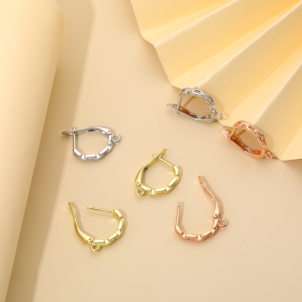 Juya DIY Anting-Anting Wanita  - Jewelry Making Silver ulasan dan harga