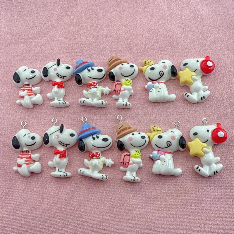 10 buah liontin anjing kecil l - Jewelry Making Pendants ulasan dan harga