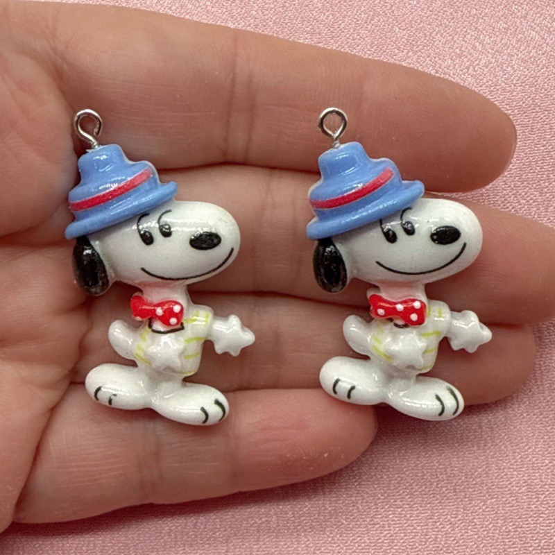 10 buah liontin anjing kecil l - Jewelry Making Pendants ulasan dan harga