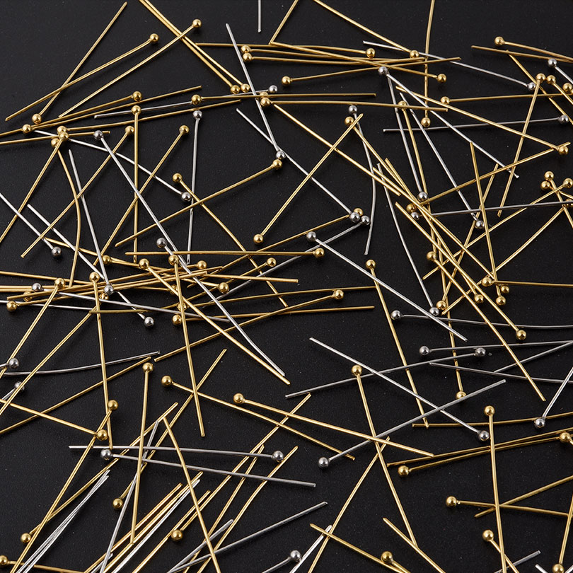 200pcs Pin Kepala Bola Stainle - Jewelry Making Head Pins ulasan dan harga