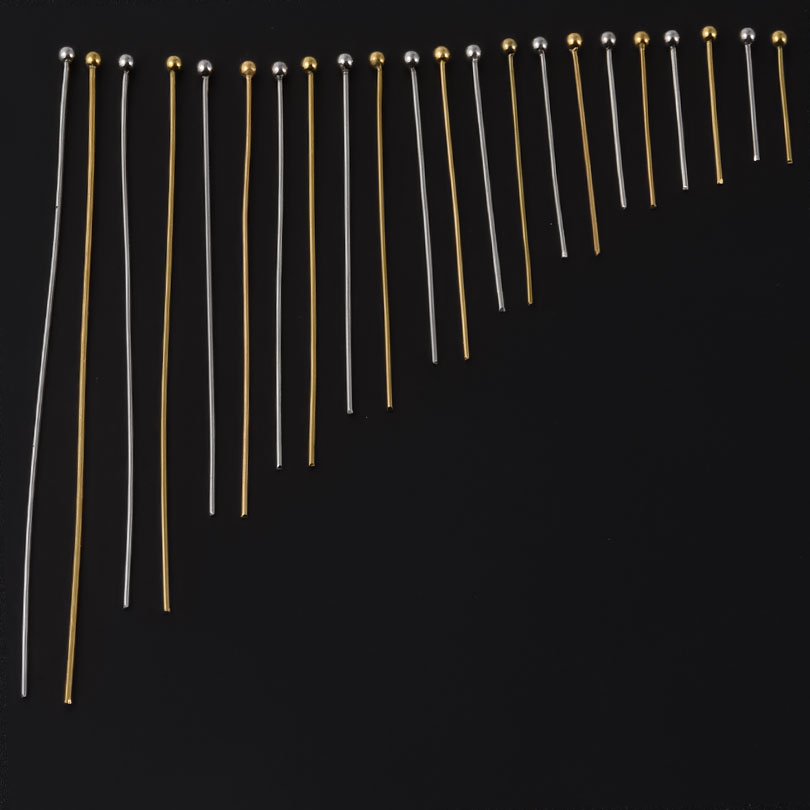 200pcs Pin Kepala Bola Stainle - Jewelry Making Head Pins ulasan dan harga
