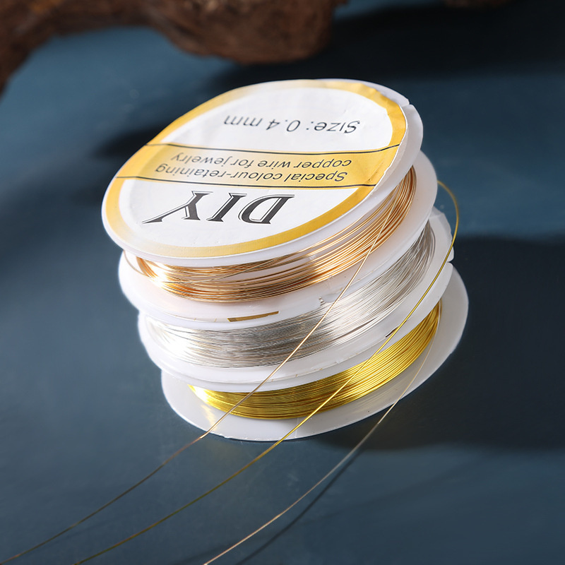 1 Rol Kawat Tembaga Perak 0.3/ - Jewelry Making With Copper Wire ulasan dan harga