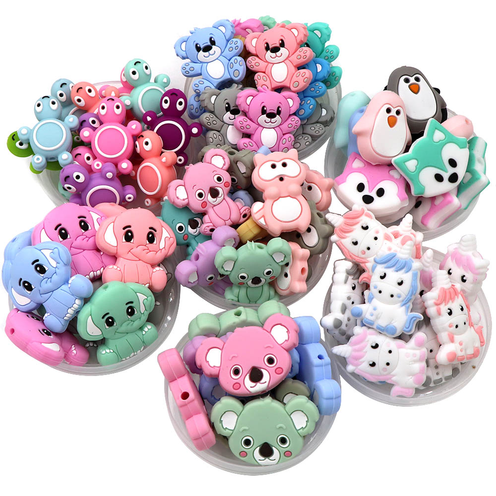 Cute-idea 10Pcs Manik-manik Si - Jewelry Making Ideas With Beads ulasan dan harga