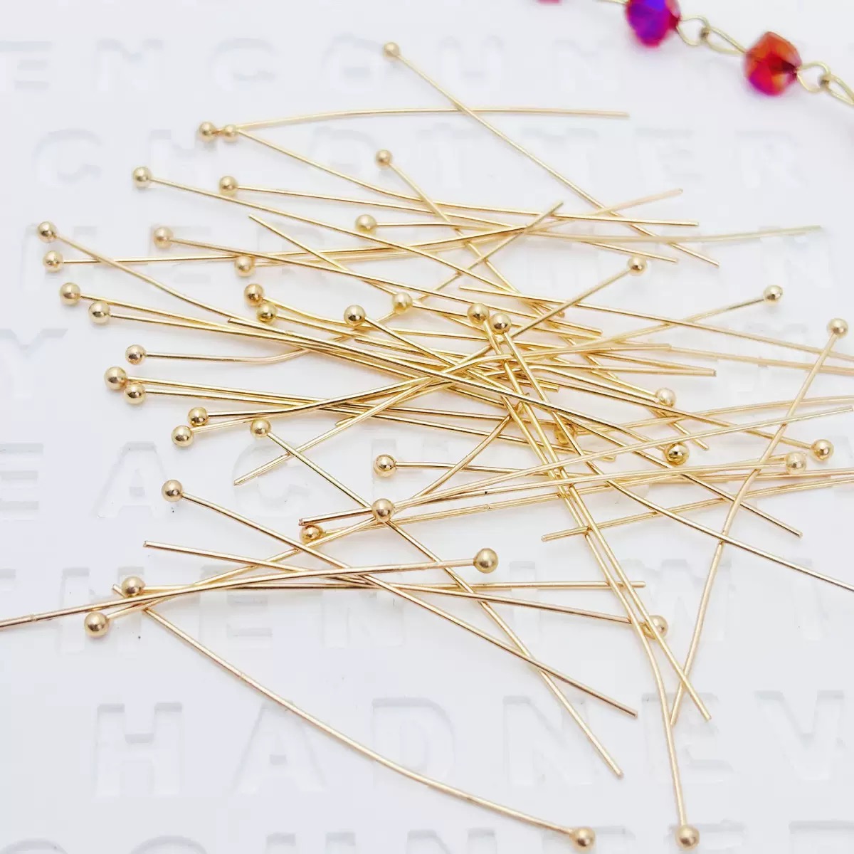 200pcs/lot 16 20 25 30 40 50mm - Jewelry Making Head Pins ulasan dan harga