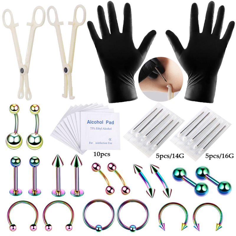 42 Buah/Set Kit Alat Tindik Tu - Jewelry Plier Set ulasan dan harga