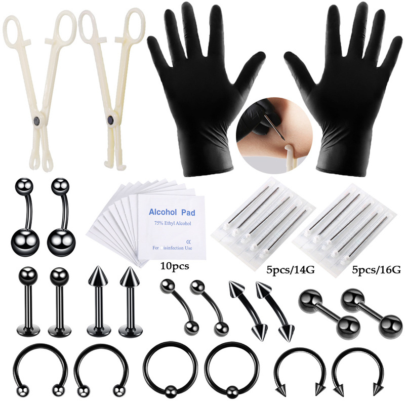 42 Buah/Set Kit Alat Tindik Tu - Jewelry Plier Set ulasan dan harga