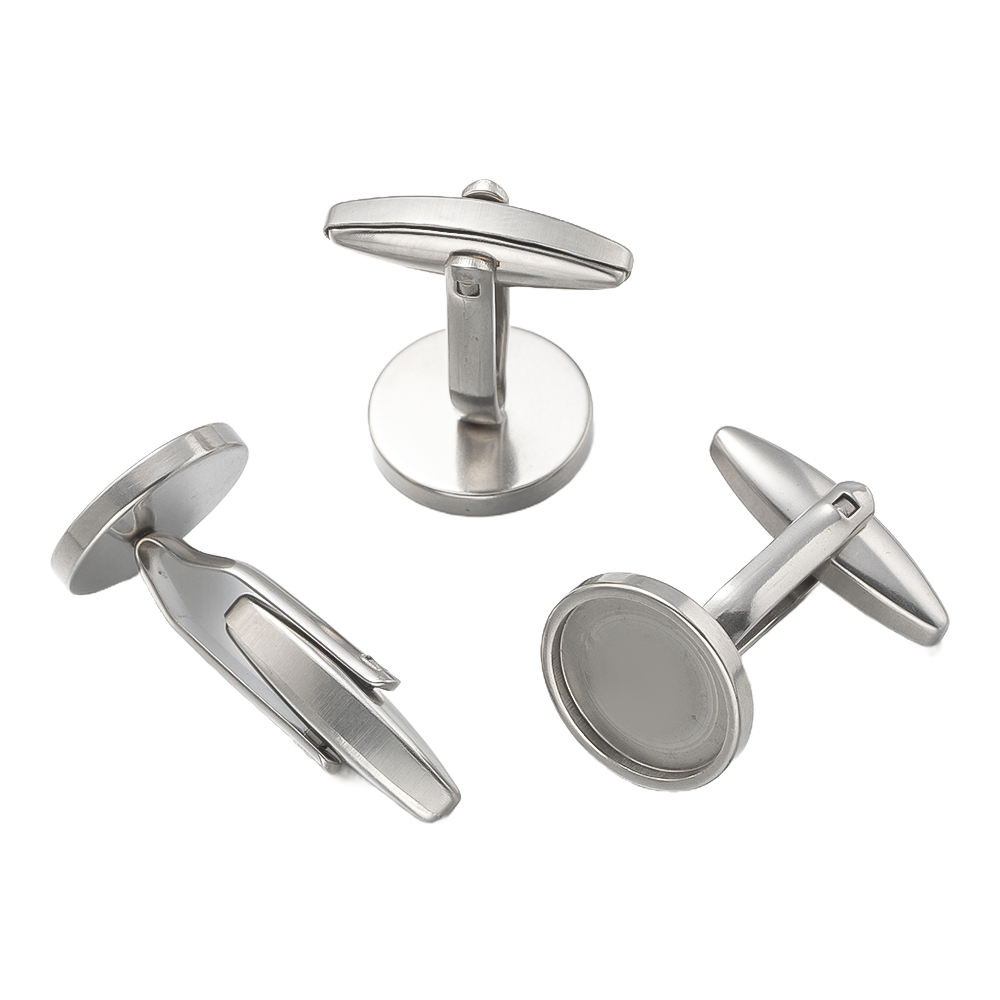 5Pcs Bingkai Kancing Manset Ba - Jewelry Making For Adults ulasan dan harga