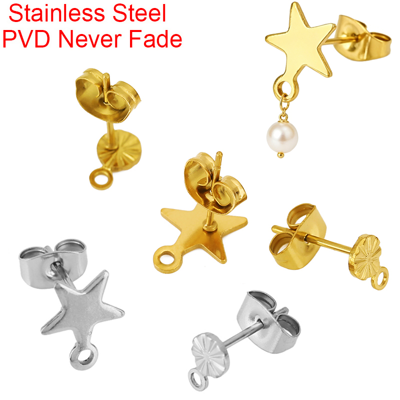 20 pcs Anting-anting Stud Baja - Jewelry Making Pins ulasan dan harga