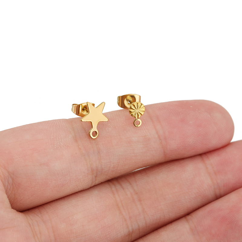 20 pcs Anting-anting Stud Baja - Jewelry Making Pins ulasan dan harga